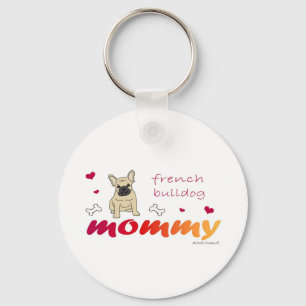 FrenchBulldogFawnMommy Key Ring