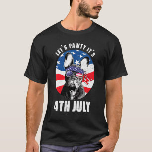Frenchie 4th Of July French Bulldog Usa Flag Lets T-Shirt