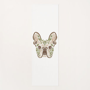 Frenchie art yoga mat