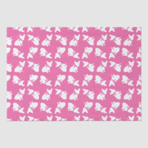 Frenchie Baby Shower French Bulldog Pink Tissue Paper