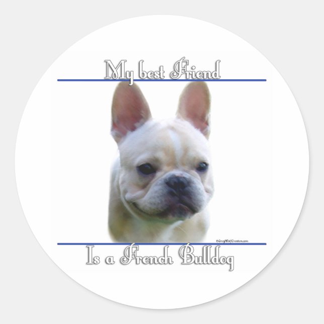 Frenchie Best Friend 2 - Sticker (Front)
