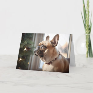 Frenchie Christmas Holiday Card