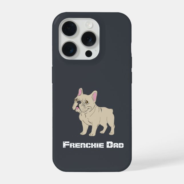 Frenchie Dad iPhone Case (Back)