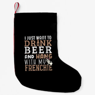 Frenchie Dad T Funny French Bulldog Lover Gift Small Christmas Stocking