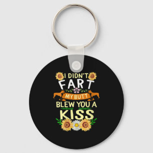 Frenchie Didn't Fart Butt Kiss Dog Mum Mama Key Ring