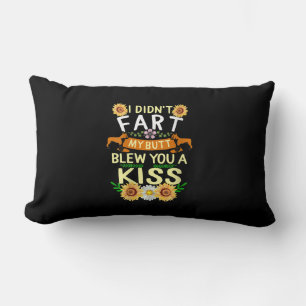 Frenchie Didn't Fart Butt Kiss Dog Mum Mama Lumbar Cushion