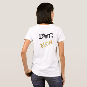 Frenchie Dog Mom 2 Sided Light T-Shirt