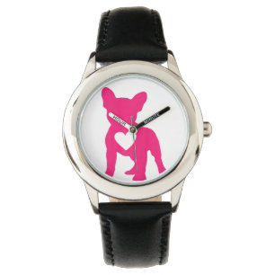 Frenchie Dogs Heart French Bulldog Dog Owner Watch