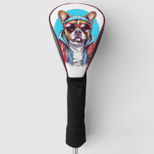 Frenchie French Bulldog Dog Golf Head Cover