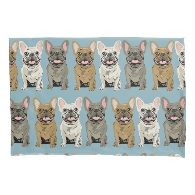 Frenchie Friends Pillowcase (Front)