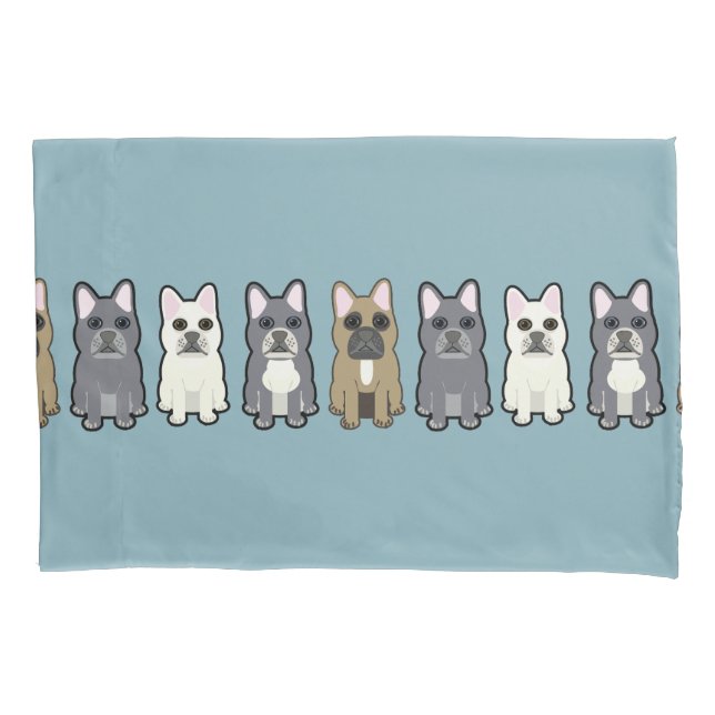 Frenchie Friends Pillowcase (Front)