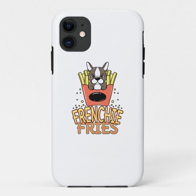 Frenchie Fries French Bulldog Cute Puppy Dog Fries Case-Mate iPhone Case (Back)