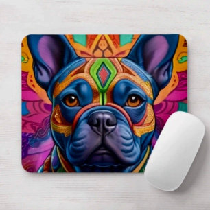 Frenchie Fun Birthday Fantasy Mouse Pad