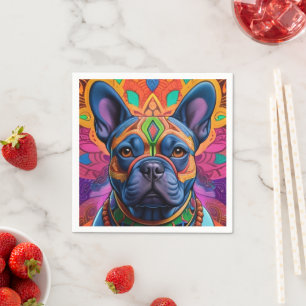 Frenchie Fun Napkin