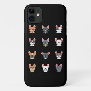 Frenchie Gift Emotional Face French Bulldog Case-Mate iPhone Case