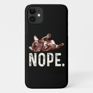 Frenchie Gift French Bulldog Nope. Case-Mate iPhone Case