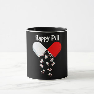 Frenchie Gift Happy Pill French Bulldog Gift Mug