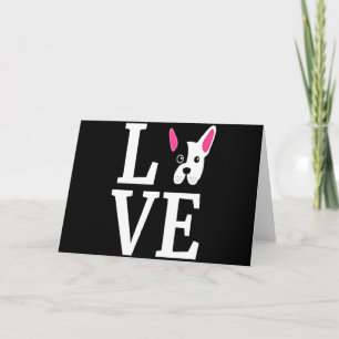 Frenchie Gift Love French Bulldog Gift Card