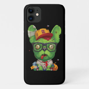 Frenchie Gift Zombie French Bulldog Case-Mate iPhone Case