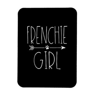 frenchie girl i love my french bulldog dog gift magnet