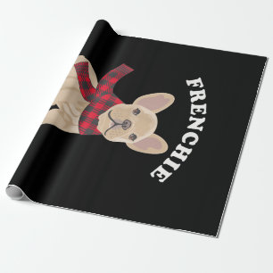 Frenchie Grandma Gift French Bulldog Xmas Family Wrapping Paper
