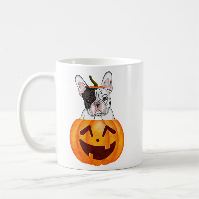 Frenchie Halloween   Coffee Mug (Left)