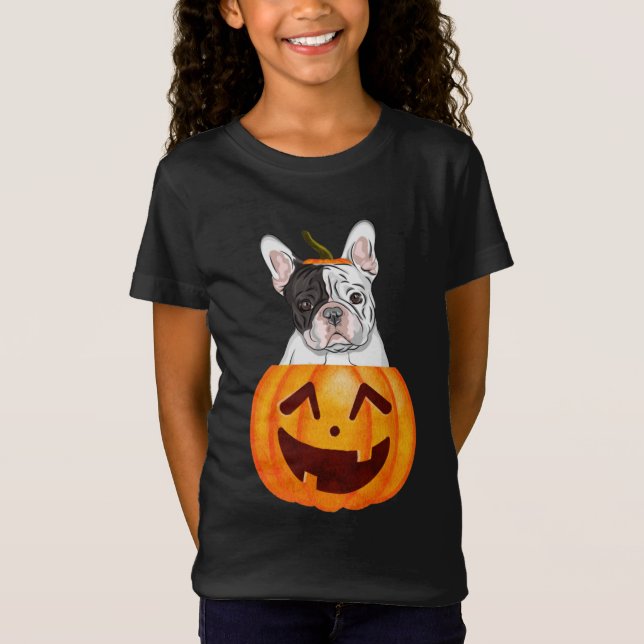 Frenchie Halloween   T-Shirt (Front)