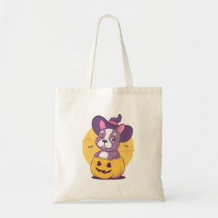 Frenchie Halloween Tote Bag