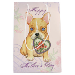 Frenchie Heart Mum Medium Gift Bag
