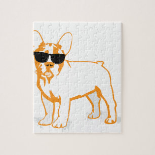 Frenchie Howlelu Jigsaw Puzzle