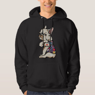 Frenchie I Love Mum Funny French Hoodie