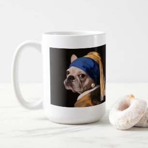 Frenchie Lost in Art Artistic French Bulldog Mug