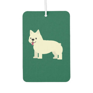 Frenchie Lover Green Car Air Freshener