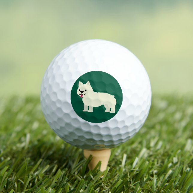 Frenchie Lover Green Golf Balls (Insitu Tee)