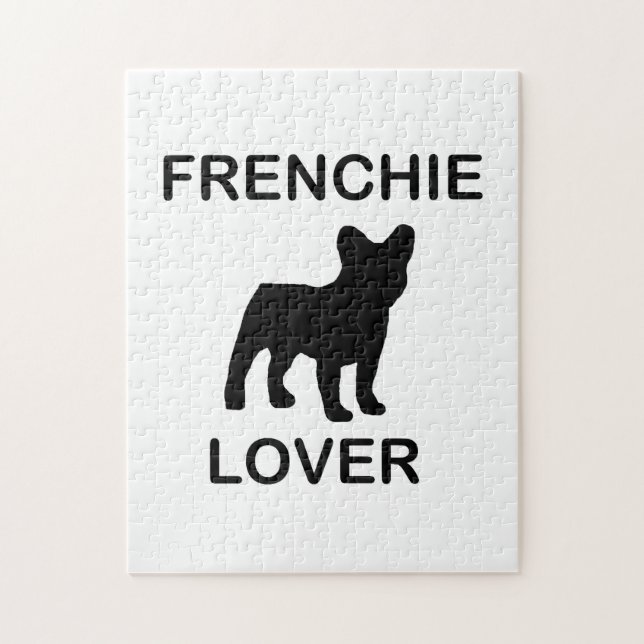 frenchie lover jigsaw puzzle (Vertical)