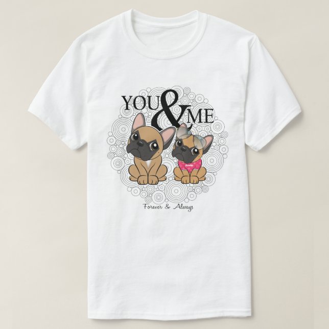 Frenchie Lovers T-Shirt (Design Front)