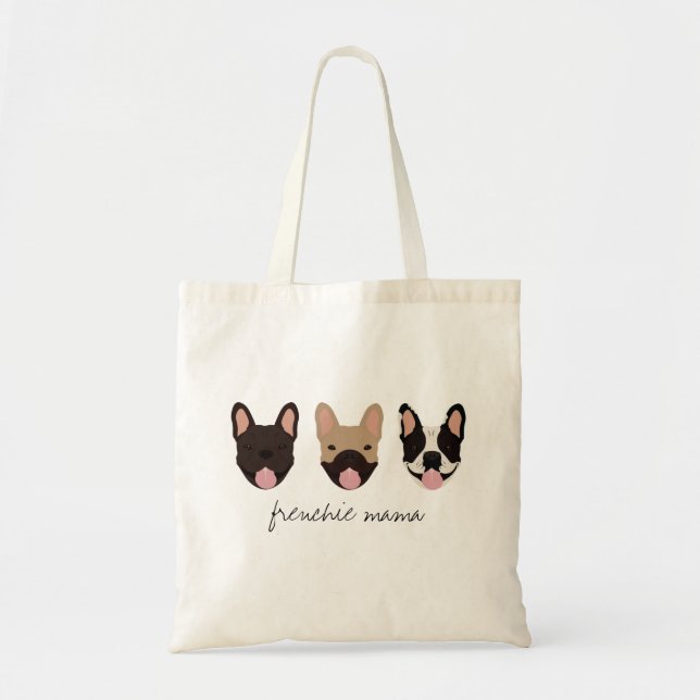 Frenchie Mama French Bulldogs Tote Bag (Front)