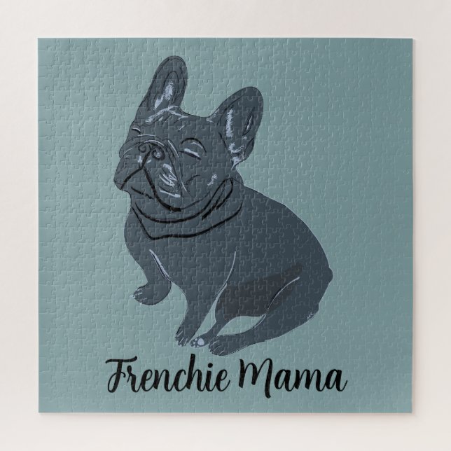 Frenchie Mama Jigsaw Puzzle (Vertical)
