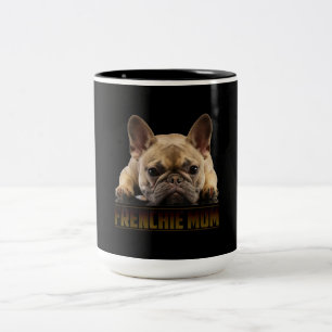Frenchie Mama T Women French Bulldog Gift Dog Mum Two-Tone Coffee Mug