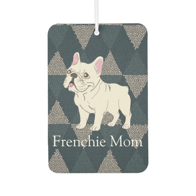 Frenchie Mom Car Air Freshener (Front)