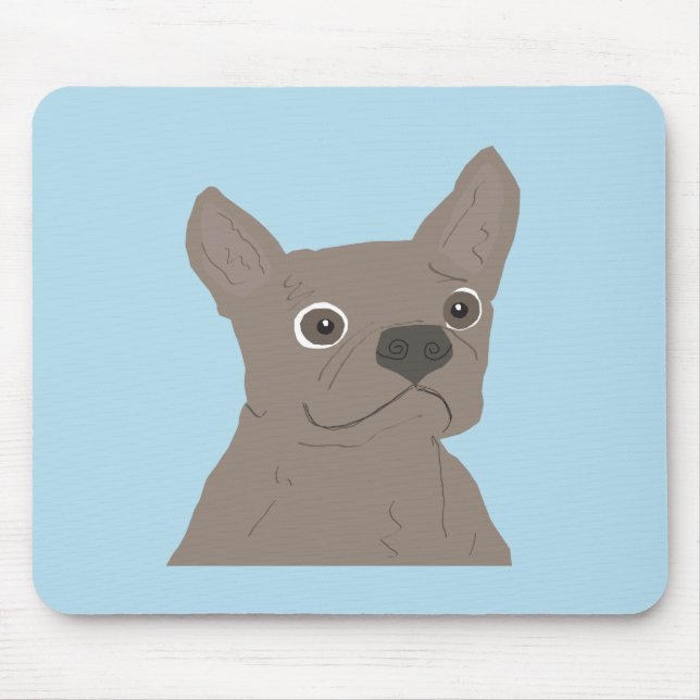 Frenchie, Mouse Pad (Front)