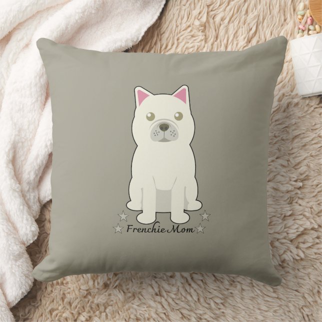 Frenchie Mum Cushion (Blanket)