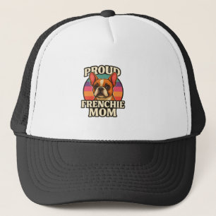Frenchie Mum Cute French Bulldog Dog Lover Design Trucker Hat