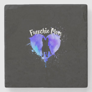 Frenchie Mum French Bulldog Dog Mum Funny Gift Stone Coaster