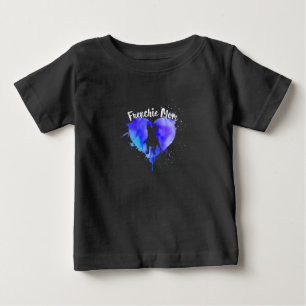 Frenchie Mum French Bulldog Dog Mum Fur Mama Baby T-Shirt