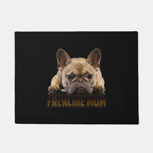 frenchie mum | french bulldog mum gift doormat (Front)