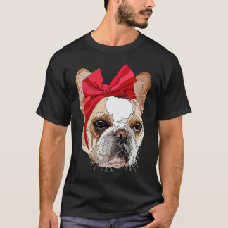 Frenchie Mum French Bulldog Mum Girl Women T-Shirt