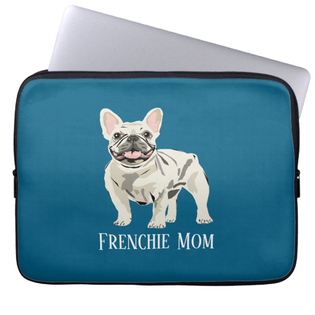 Frenchie Mum Laptop Sleeve (Front)