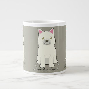 Frenchie mum large coffee mug