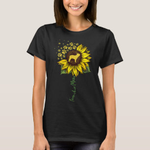 Frenchie Mum Sunflower French Bulldog Lover Gifts T-Shirt